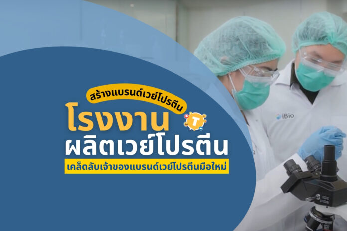 โรงงานผลิตเวย์โปรตีน รับสร้างแบรนด์เวย์ครบวงจร พร้อมจด อย.