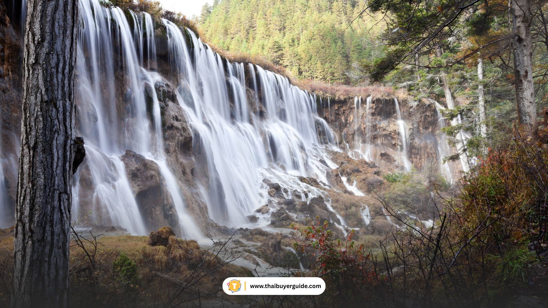 น้ำตกนั่วหล่าง (Nuorilang Waterfall - 诺日朗瀑布)