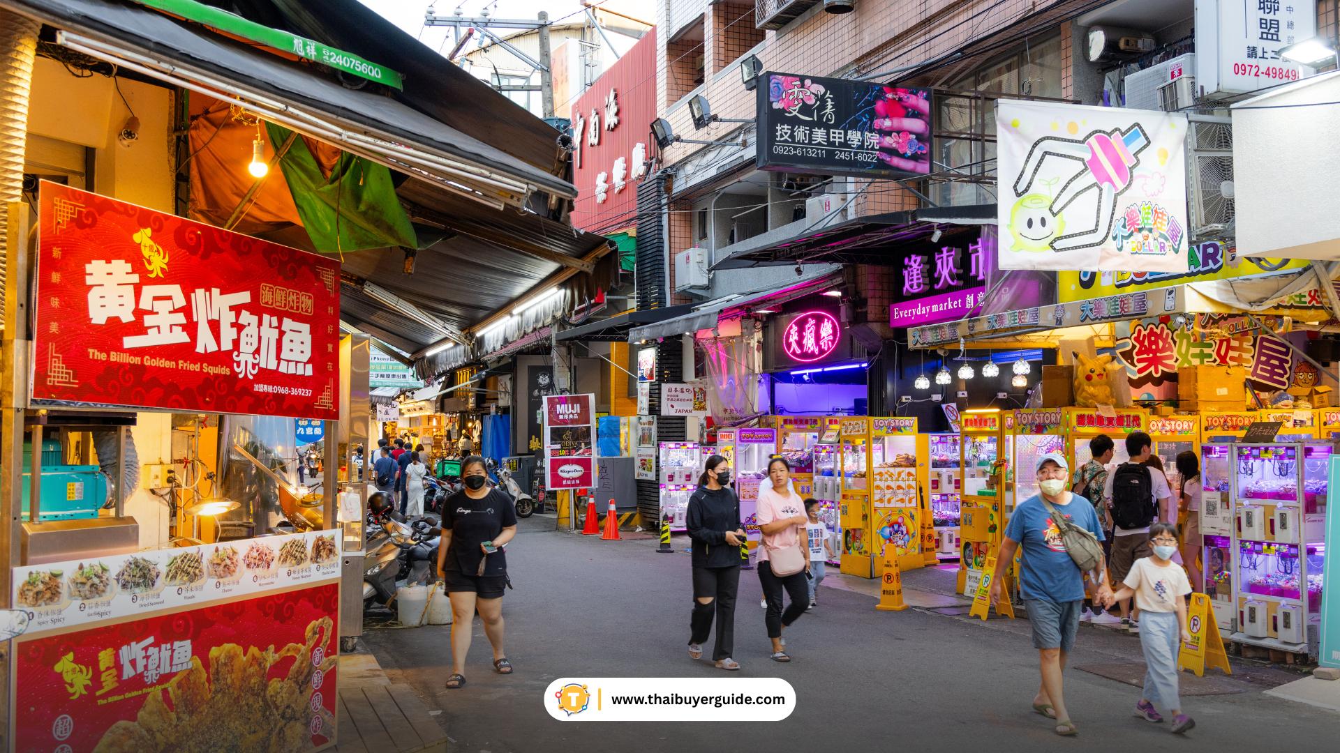 ตลาดกลางคืนฟ่งเจี่ย (Fengjia Night Market)