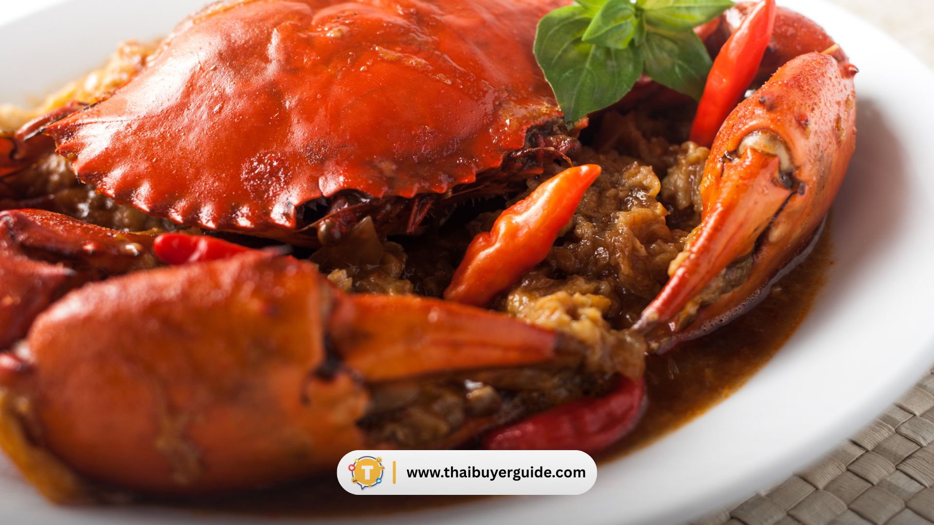 Chilli Crab — ปูผัดซอสพริก