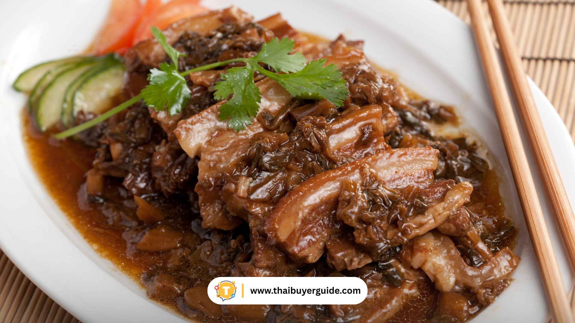 Stewed Pork with Preserved Vegetables (梅菜扣肉)