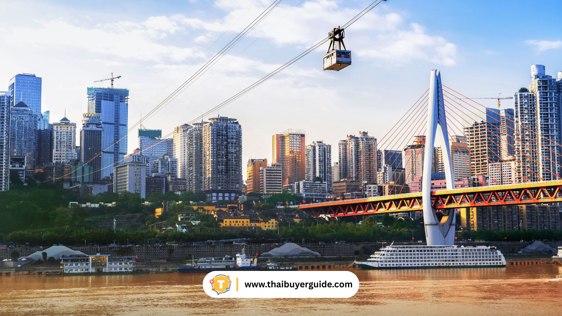 长江索道 (Yangtze River Cableway) — กระเช้าข้ามแม่น้ำสุดคลาสสิก มุมมอง 360° ของเมือง
