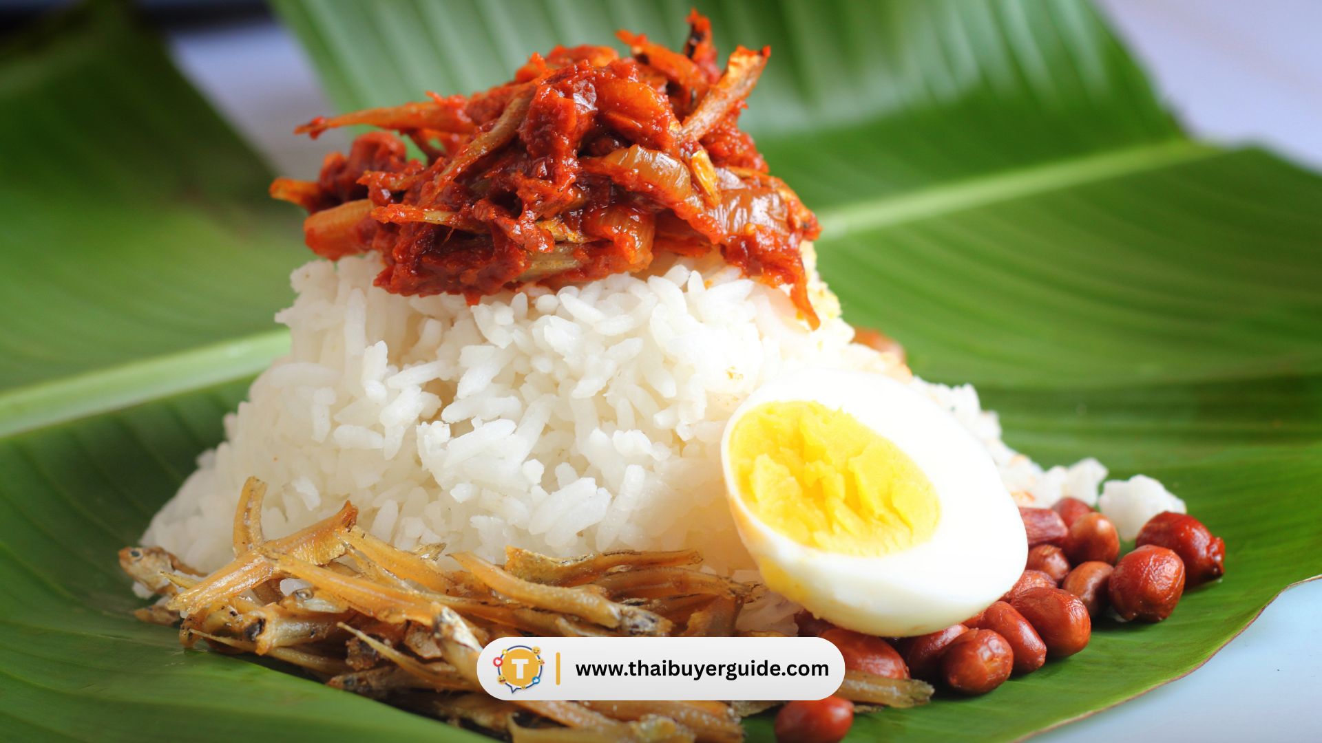  Nasi Lemak — ข้าวมันกะทิสไตล์มาเลย์