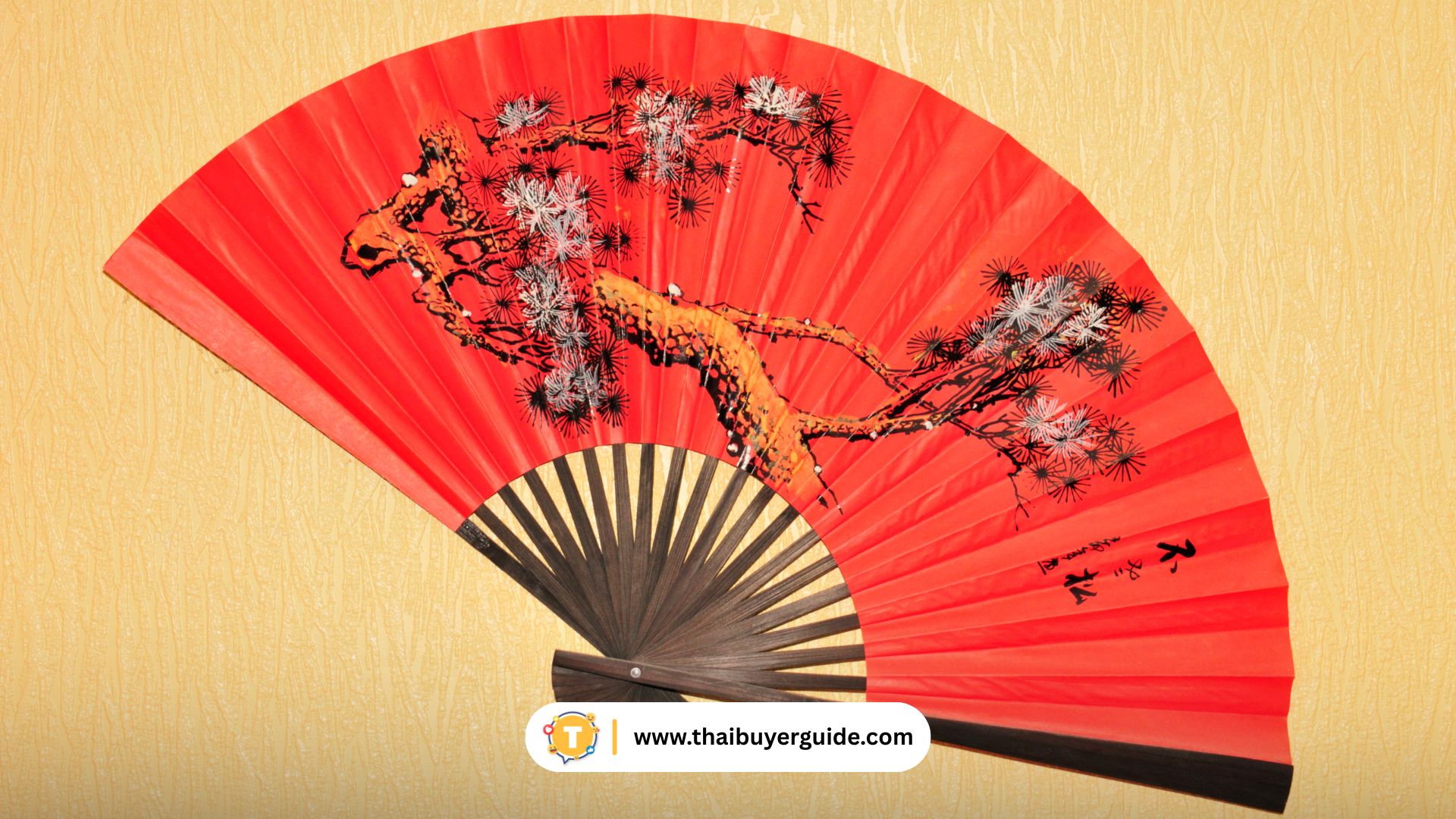 พัดลายศิลป์เทียนจิน