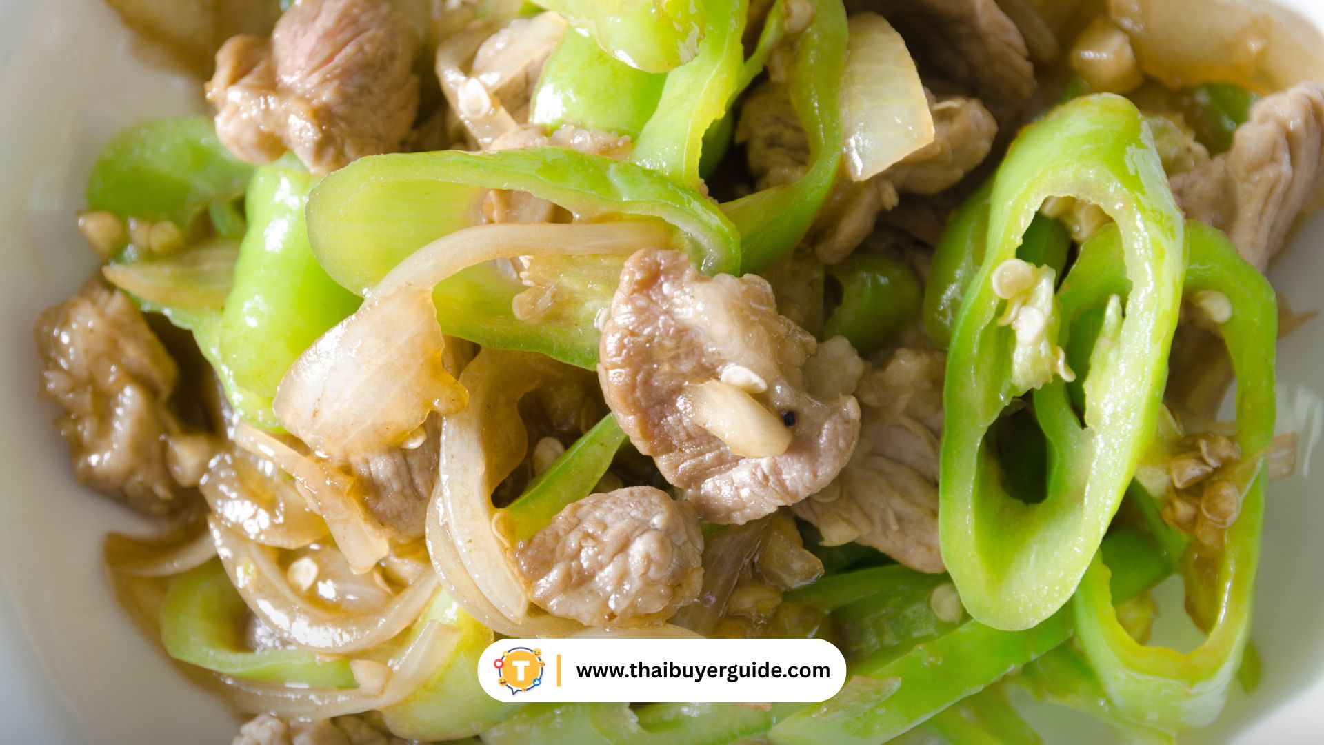 辣椒炒肉 (ผัดหมูพริกสด)