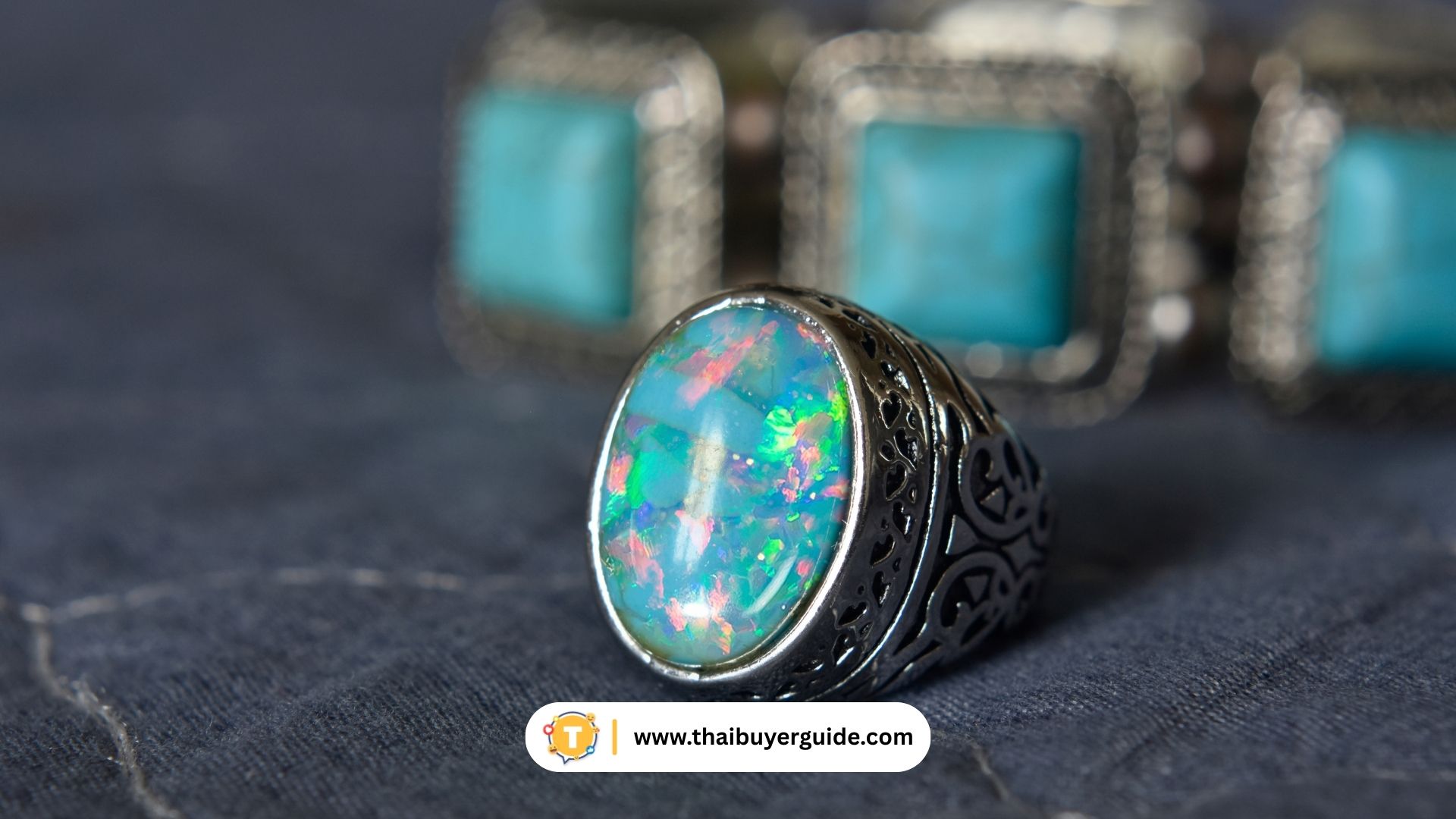 เครื่องประดับเงิน–หินเทอร์ควอยซ์