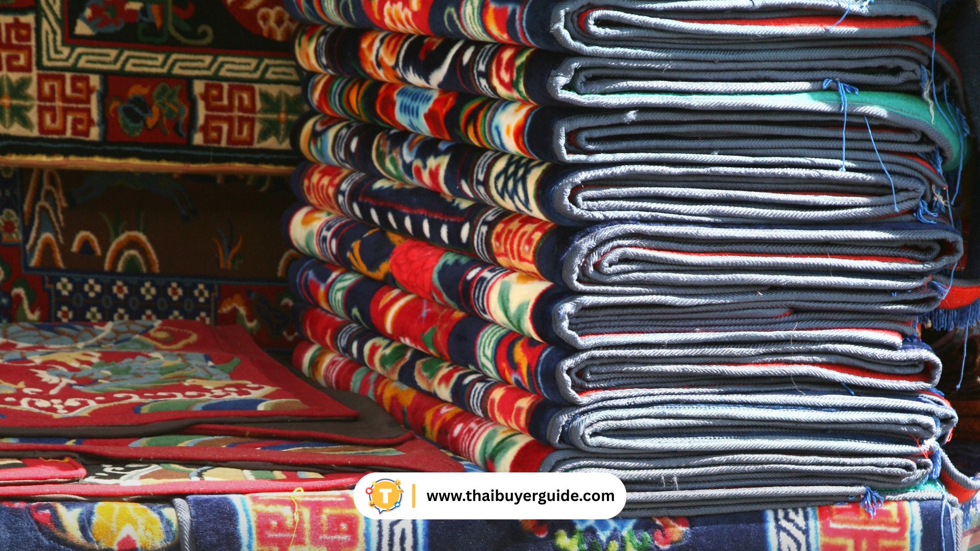 งานผ้าทอและพรมทิเบตลวดลายดั้งเดิม